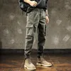 Men's Pants Army Green Overalls Summer Thin Fashion Brand Loose Pu Shuai 2023 Military Style Casual Jogger Men