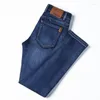 Jeans Homme Slim-Fit Bleu Noir Classic Business Cotton Stretch Regular-Fit Marque Pantalon