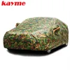 Bâches de voiture camouflage imperméables housse de protection solaire extérieure pour voiture réflecteur poussière pluie neige protection suv berline full335e