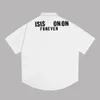 Gráfico Camisa de algodón de manga corta Camisas de diseñador para hombre Ropa de marca Hombres Pantalones cortos Camisa de vestir de manga Estilo hip hop Tops de algodón de alta calidad 10862