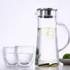 Schüsseln Edelstahl Krug Wasserflasche Deckel Haushalt Krug Tägliche Küche Teekanne Zubehör Wasserkocher Glas