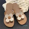 Slippers Beach Shoes Girl Flower Flower Soft Recied Lightweight Flip Flops Women Personalized Doodorization