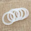 Schnullerhalter-Clips # Chenkai 50 Stück transparenter Silikon-Mam-Ring DIY Baby-Schnullerschnuller NUK transparenter Adapter O-Ring-Halterungskette Spielzeugzubehör Z230804