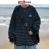 Herren Hoodies Sweatshirts LAPPSTER Männer Gestreifte Grafik Harajuku Hoodie Japanische Mode Streetwear Mann Übergroße Koreanische Tops 230803