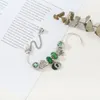 Strand Groene Sieraden Zoet Glas Diy Kralen Originele Armband Meisjes Pompoen Winkelwagen Mode Accessoires Cadeau