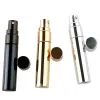 wholesale 5ML Electroplated Glass Spray Perfume Bottle Press-packed Travel Portable Shading Small Sample Bottles LL