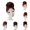 Berets Jersey Bonnet Soft Headwrap Turban Headbands For Women Caps Hat Beanie Scarf Head Wrap Knitted Cap Hair Accessories