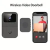 Videocamera per campanello wireless, videocitofono alimentato a batteria con campanello, risoluzione 2K, nessun abbonamento richiesto, Wi-Fi a 2,4 GHz, durata della batteria di 180 giorni, rilevamento AI