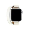 Apple Watch Ultra 49mm 밴드 41mm 45mm 44mm 44mm 42mm 38mm 정품 가죽 watchband 팔찌 Iwatch 시리즈 8 7 3 4 5 6 SE 스트랩