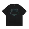 Camiseta estampada de navio masculino moda hip hop lazer Demon Island manga curta e camisetas de algodão de marca feminina