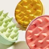 Hair Brushes Shampoo Scalp Hair Massager Silicone Shampoo Massage Combs Bath Massage Brushes Scalp Massager Hair Shower Brush Comb Care Tools x0804