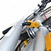 Perno de tubo de cabeza de bola de captura de bicicleta de aleación de titanio para accesorios de bicicleta plegable Brompton HKD230804