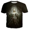 T-shirts pour hommes 2023 T-shirts imprimés en 3D avec des Statues de bouddha Hip-hop Anime Harajuku Streetwear à la mode et intéressant haut