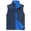 Men's Vests Men 2023 Autumn Thick Sleeveless Vest Jacket WaistCoat Winter Casual Warm Outwear Fleece 5XL