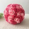 Decorative Flowers 30cm Diameter Artificial Rose Flower Ball For Wedding Home Shop Party Display Decoration Craft Gift Valentine Day Decor