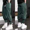 Men s Pants Fashion Brand Breasted Work Dress Foot Korean Version of Solid Color Casual with Breathable Haren 230804