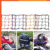 Red para equipaje de motocicleta, 6 ganchos para sujetar el tanque de combustible, malla para equipaje, Web Bungee, motocicleta negra, bicicleta, 6 ganchos, tanque, estilo de coche