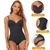 Womens Shapers Women Shapewear Bodysuits Waist Trainer Vest Slim Full Body Shaper BuiltIn Bra Camisole Tops Tummy Control Slimming Underwear 230803