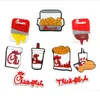 Acessórios de desenho animado Wholwsale Fast Food Chick Fil A Clog Charms For Shoe Buckcle Decoration Party Gift Drop Delivery Baby Kids Materni Dhlnb