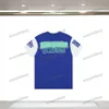 xinxinbuy menデザイナーニットティーTシャツ23SSパリアイレターJACQUARD半袖コットン女性ブラックM-2xl
