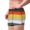 Cuecas de fundo de urso gay com glitter sintético Cueca boxer masculina Bandeira do orgulho Altamente respirável Shorts sensuais de alta qualidade Ideia de presente