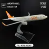 Modelo de aeronave Escala 1 400 Réplica de aeronave de metal GOL Airlines Boeing Airbus Modelo de aviação Avião Diecast Brinquedos em miniatura para crianças meninos 230803