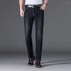 Men's Jeans 2023 Stretch Regular Slim Fit Business Casual Classic Style Fashion Denim Trousers Male Blue Pants