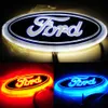 LED 4D -billogotypljus 14 5 cm 5 6cm billogo Auto klistermärke Badge Light Blue Red White Light for Ford Focus Mondeo229r