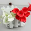 Decoratieve Bloemen Kransen Calla Lelie Kunstboeket Real Touch Nep Voor Thuis Bruiloft Decoratie Indoor Bruidsgaren Decor