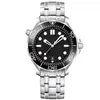 Designer Mens Dive Watch Watches for Man No Time to Die Bond 007 Top Quality Wristwatch 42mm with Auto Movement Ceramic