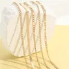 Anklets KOTiK 5 Pcs/set Fashion Set For Women Gold Color Snake Figaro Rope Curb Link Leg Chain Basic Chic Lady Girl Jewelry