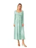 Casual Dresses Women's Elegant V-Neck Midi Dress with Cross Buttons 3 4 Sleeve A-Line Solid Color Party