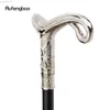 Bastoncini da trekking Bianco Lusso Linea curva Tipo Bastone da passeggio Moda Decorativo Bastone da passeggio Gentiluomo Elegante Cosplay Cane Manopola Crosier 93cm HKD230804