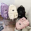 Rugzakken Grote Reistas Voor Tieners Schooltas Vrouwelijke Mode Harajuku Ulzzang Campus Junior High School Studenten Rugzak 230803