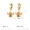 Stud Earrings Creative Fashion Animal Insect Earring Retro Butterfly And Bee Pendant Charm Trendy Jewelry Wholesale