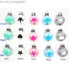 Держатели с пейзаторами клипы# Chenkai 10 Piece Silicone Center Star Crown Crown Clip Diy Baby Pacifier Цепочка зубных протезов.