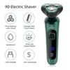 Electric Shavers Green Smart Ghaver LCD Digital Display Trochhead Floating Razor USB Naładowanie prania wielofunkcyjnego noża brody 230803