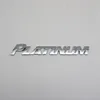 For Toyota Platinum Emblem Car Logo 3D Letter Sticker Chrome Silver Rear Trunk Nameplate Auto Badge Decal211v