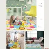 Dywany dwustronne składane dzieci dywan kreskówka dla niemowląt zabawa edukacyjna aktywność dziecka dywan wodoodporny i łatwy do przechowywania 230803