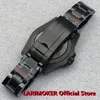 Wristwatches LARIMOKER 40mm Japan NH36A Automatic 10ATM Waterproof PVD Black The Submarine Men Watch Non-Index Weekday Oyster Brush Bracelet