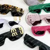 Cat Eye Luxurys Designers Sunglasses Ladies Mumu Eyeglasses Gold Letters Legs Mens Designer Sunglasses With Box Beach Sun Glasses Goggle