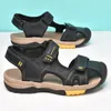 Sandali Uomo Vera Pelle Marca Sandalo classico Estate Uomo Outdoor Casual Leggero Beach Fashion Sneakers Taglia 38-46