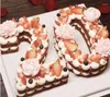 Bakvormen Grote Siliconen 0-9 Cijfers Mallen Arabische Cijfer Taartvorm Voor Verjaardag Decoreren Gereedschappen Keuken Feestartikelen