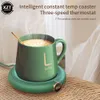 Mats Pads USB Coffee Cup Warm Pad riscaldante DC 5V Temperatura costante er 3 Gear Display digitale Regolazione temporizzazione Riscaldatore per tè al latte 230804