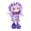 Poupées poupées 25 cm dessin animé kawaii jupe fruit chapeau rag doux tissu mignon toys en peluche pour bébé jouer des filles cadeaux de Noël d'anniversaire de filles 23