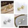 Boucles d'oreilles à dos vissé Clips d'oreille de bobine de moustique sans percé Womens Clip simple sur la combinaison Drop Delivery Jewelry Dhbkh