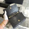 Leather Chain Shoulder Bag Women Handbag Designer Kate Tassel Crocodile Crossbody Bag