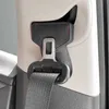 New Car Seat Belt Clip Magnetic Safety Belt Fixed Limiter PU Seat Belt Fixed Limit With Card Clip For Car Interior Accessories