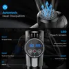 Full Body Massager Massage Gun Deep Tissue Percussion Muscle For Pain Relief 30 Speeds LCD Touch Display Fascia Electric 230804