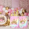 Carta da regalo Farfalla Sacchetto di caramelle di carta Compleanno Confezione per bambini Scatola per bambina Forniture per baby shower Matrimonio Portatile
